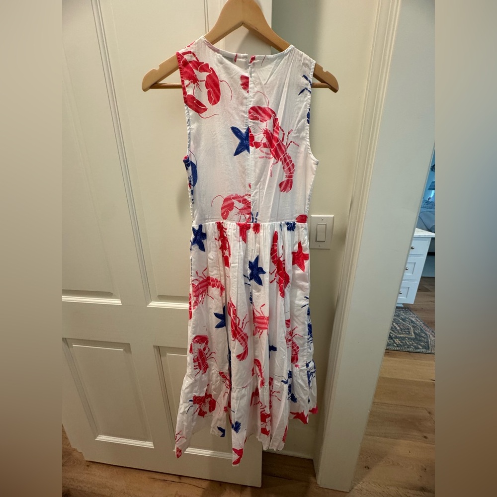 J Crew Lobster Smocked Dress - Picture 3 of 3